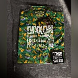 DIXXON Flannel Company Chips N Guac Short Sleeve Button Down Shirt